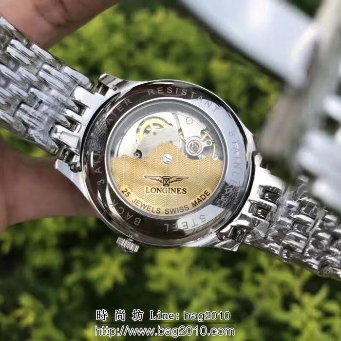 LONGINES浪琴 最新作品 精緻款男士腕表 WSS0493
